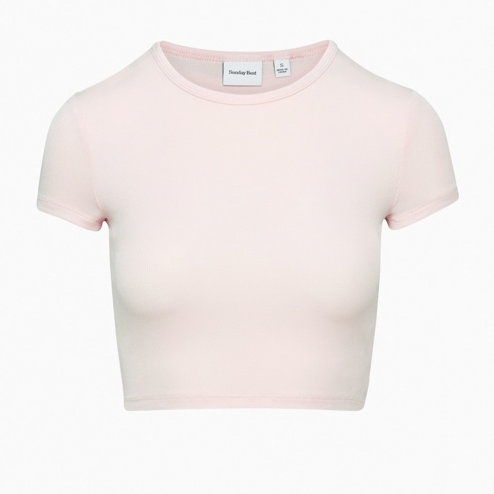 ARITZIA Sunday Best Bliss Crop T Shirt